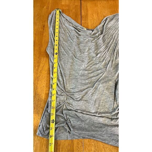 Wilster Gathered Beautiful gray tank blouse new with tags womens size S - Picture 8 of 10